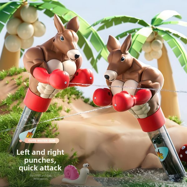 Cartoon Cute Kangaroo Handheld Water Gun for Kids – Long Range Spray Toy - Image 3