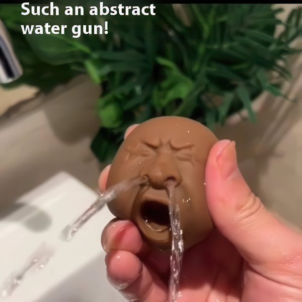 Funny Prank Multifunctional Stress Relief Toy – Portable Rubber Finger Pinching Water Gun - Image 2