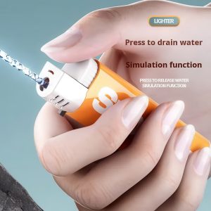 Creative Mini Water Gun – Funny Design Lighter Style Prank Toy