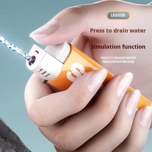 Creative Mini Water Gun – Funny Design Lighter Style Prank Toy